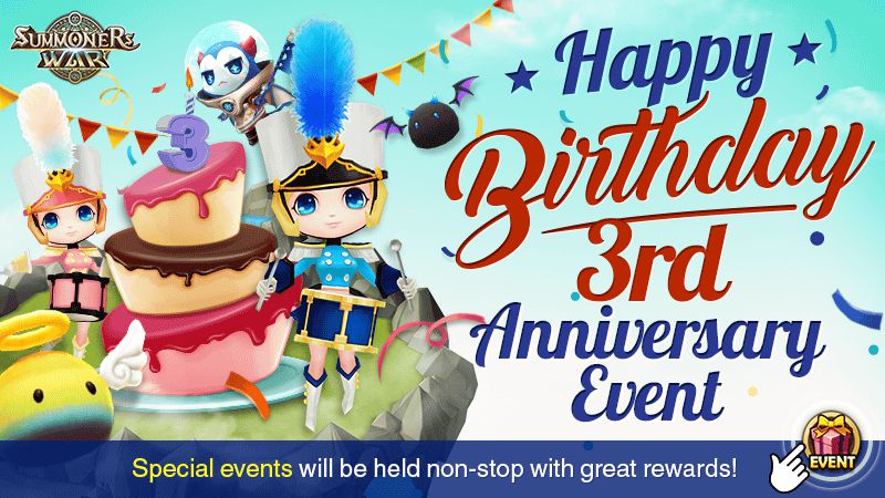 Event 3rd anniversary summoners war