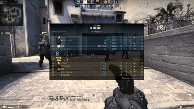 Show rank cs:go