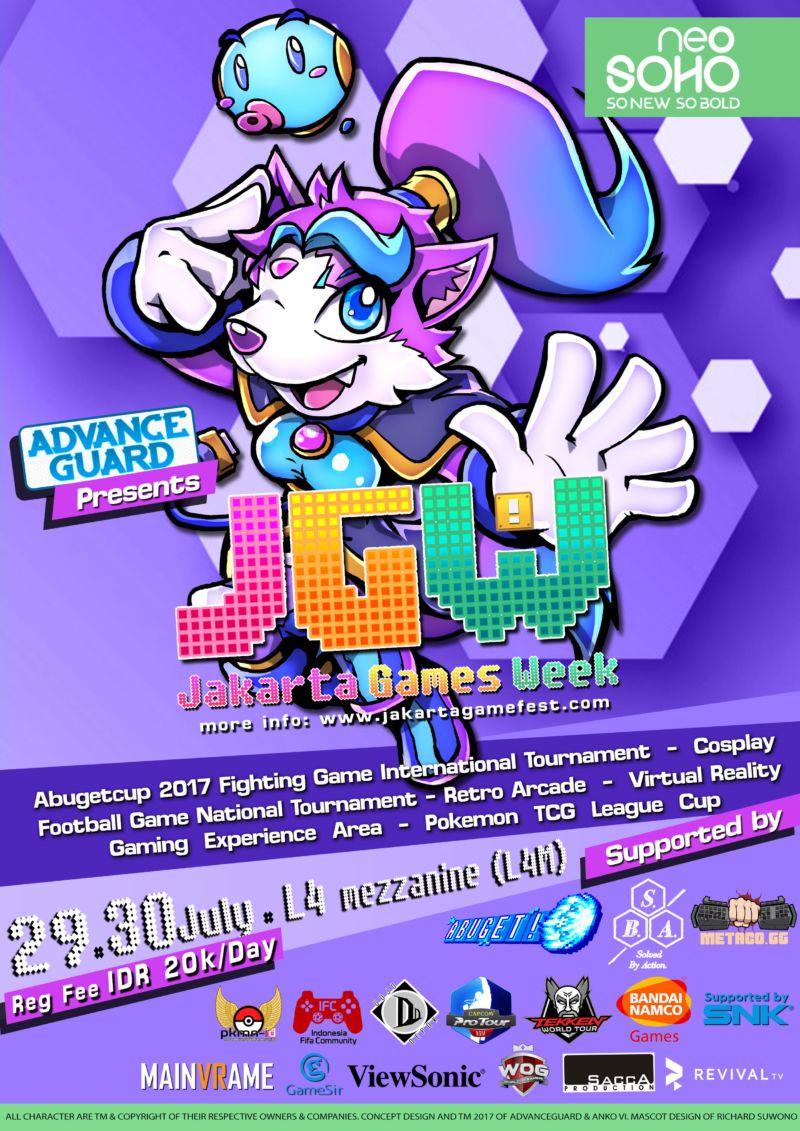 Poster Jakarta Games Week 2017