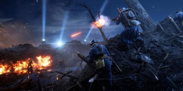 Battlefield 1 map nivelle night