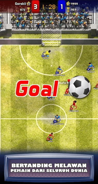 Tampilan game Soccer Manager Arena SEA 