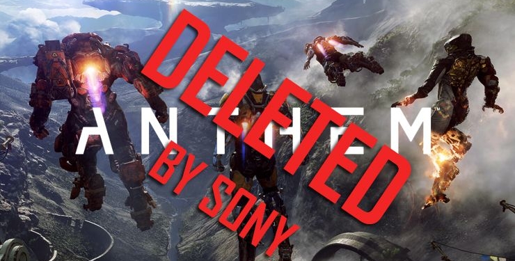 Anthem bioware deleted by sony gamedaim