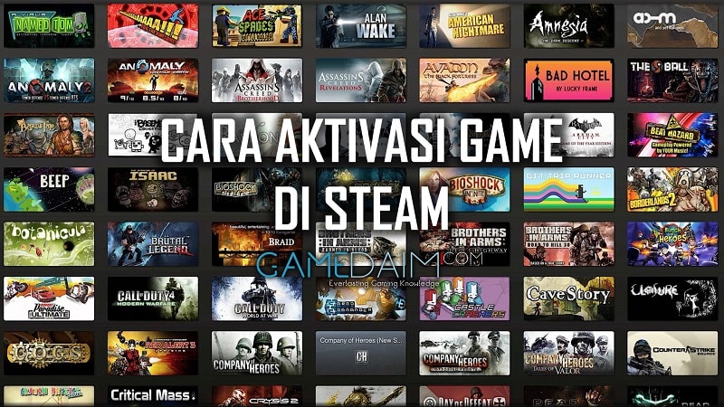 Cara Aktivasi game steam