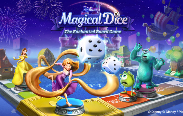 Disney magical dice the enchanted board game goes live today