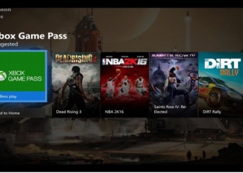 Xbox one homescreen