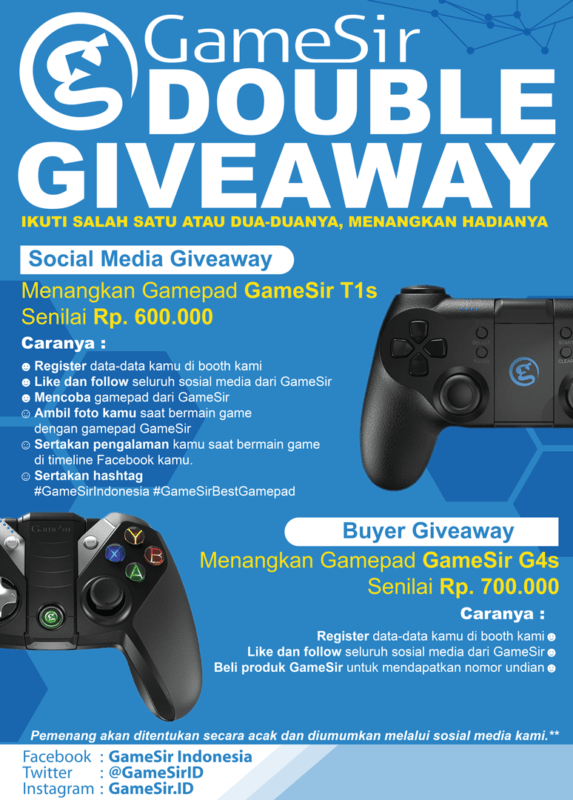 Gamesir adakan double giveaway!