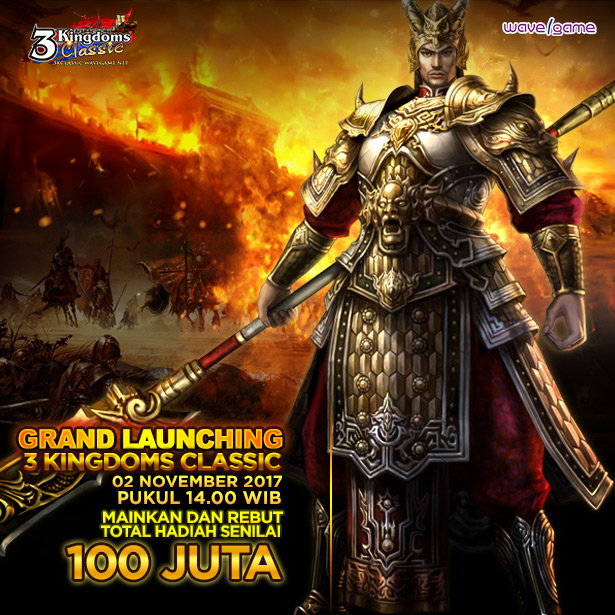 Grand launching 3 kingdoms classic 02nov2017