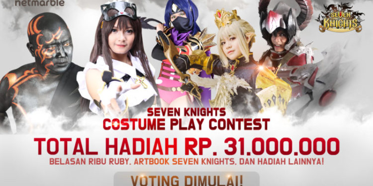 Seven knights costume play contest ii voting dimulai