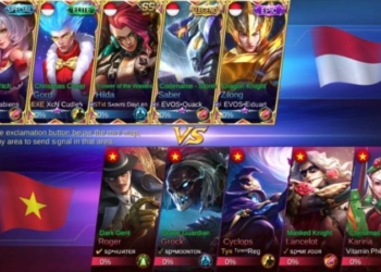 Cheat mobile legends indonesia vs vietnam (ilustrasi)