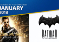 Ps plus jan 2018