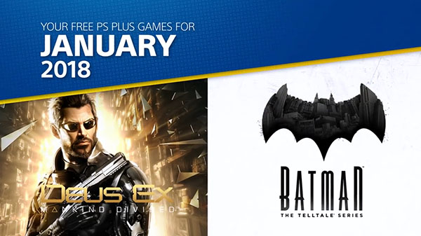 Ps plus jan 2018