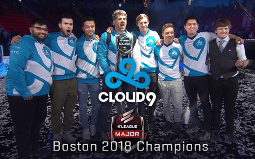 Cloud9 berhasil kalahkan faze, dan menjadi pemenang eleague major: boston 2018