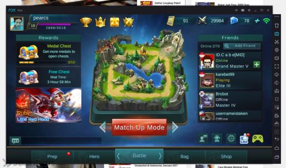 Cara Bermain Mobile Legends Di PC Dafunda 2