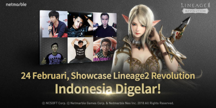 Netmarble memperkenalkan lineage2 revolution indonesia melalui event showcase