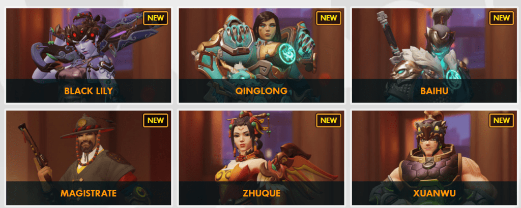 Skin tahun baru china overwatch