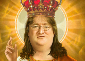 Gabe newell portrait by freddre d4rnffi