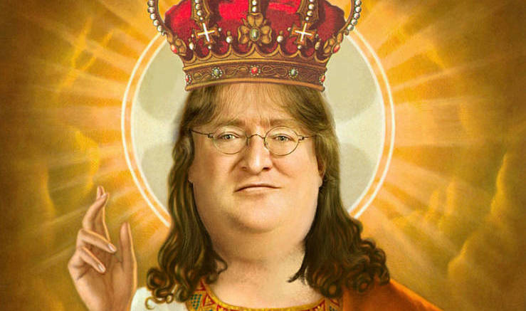 Gabe Newell Portrait By Freddre D4rnffi
