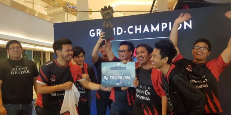 Boomid sebagai pemenang kaskus battleground season 1 menerima hadiah sebesar rp. 70. 000. 00