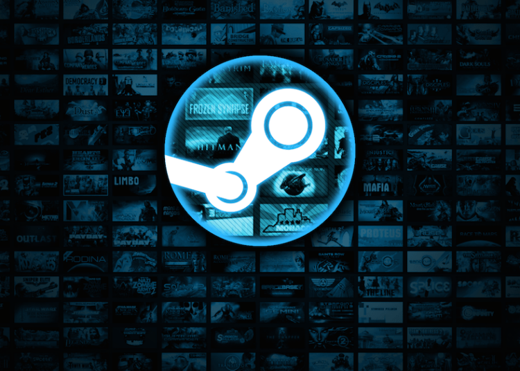 Steam game image collage