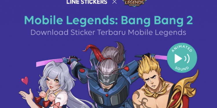 Line x mobile legends stickers