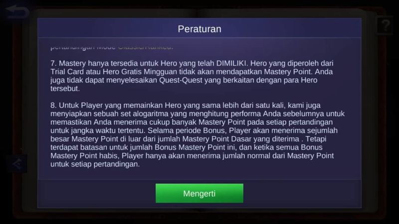 Moonton Tambahkan Fitur Mastery Hero Di Mobile Legends! 4