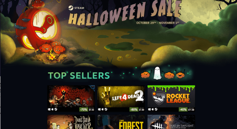 Siapkan dompet kalian, karena steam hallowen sale resmi dimulai! Gamedaim