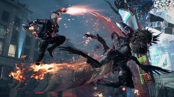 Keren banget, capcom pamerkan gameplay terbaru devil may cry 5!