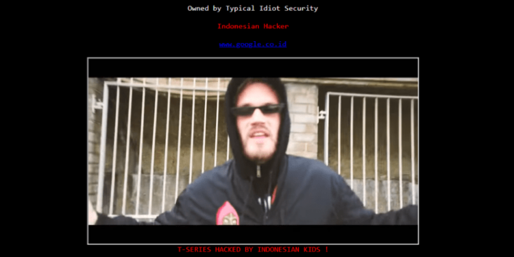 Website t series diretas oleh hacker, pasang backsound diss track pewdiepie! Dafunda