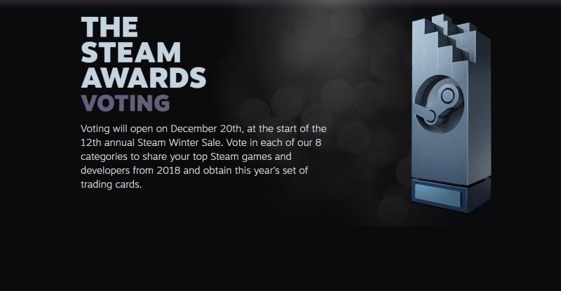 Steam resmi umumkan nominasi game untuk the steam awards 2018! Gamedaim