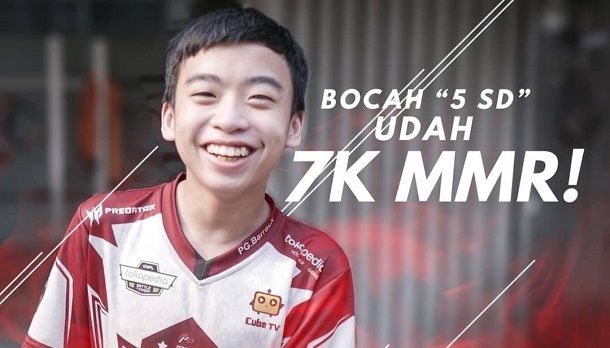 Mengenal vinz, anak sd 'kelas 5' yang raih 7000 solo mmr di dota 2! Gamedaim