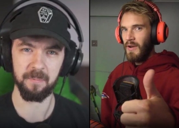 Demi kalahkan t series, pewdiepie dapat bantuan subscriber dari jacksepticeye! Gamedaim