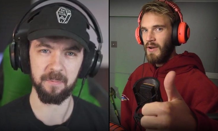 Demi kalahkan t series, pewdiepie dapat bantuan subscriber dari jacksepticeye! Gamedaim