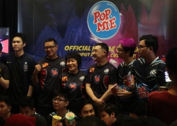 Dukung esports indonesia, pop mie jadi sponsor tim evos dan rrq! Gamedaim