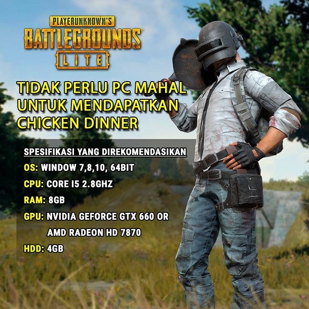 Pubg lite versi pc telah bisa kalian download mulai hari ini! 1