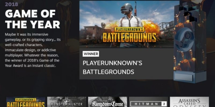 Pubg menangkan game of the year, inilah daftar pemenang 'steam awards 2018'! Gamedaim