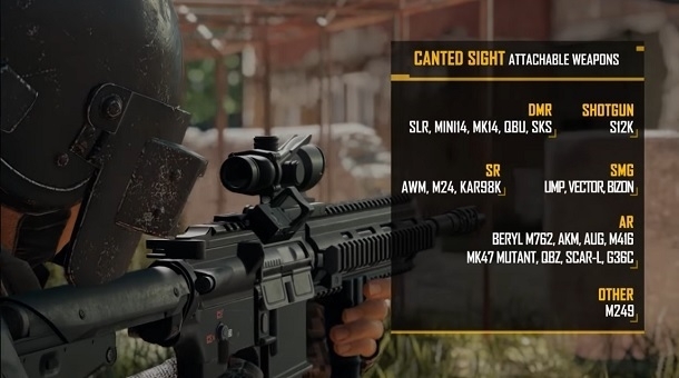 Tak usah repot report ganti scope, fitur canted sigh hadir di pubg patch #25! Gamedaim