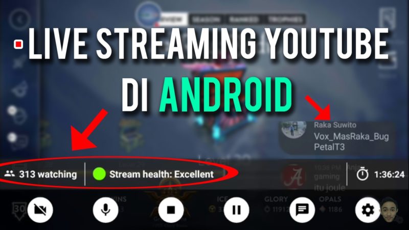 Cara melihat live streaming di youtube