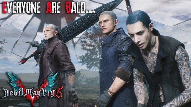 Beginilah jadinya jika semua karakter di devil may cry 5 jadi botak! Gamedaim