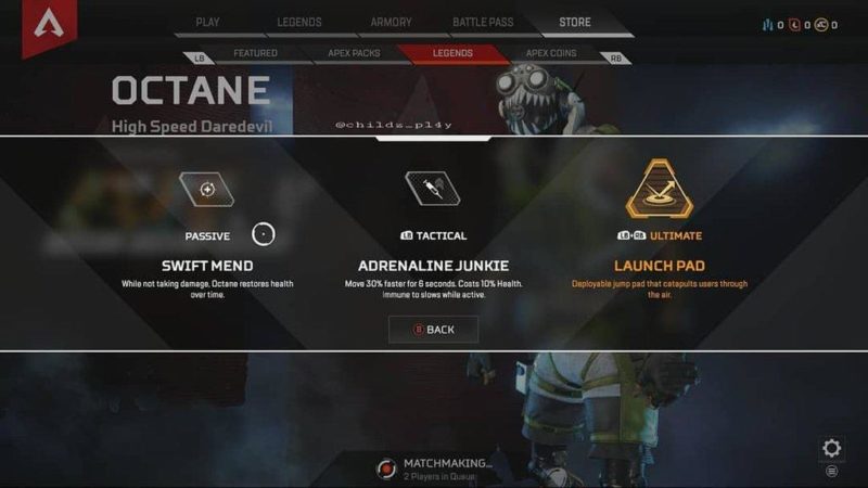 Menjanjikan, seorang pemain apex legends bocorkan ability dari octane! Ability