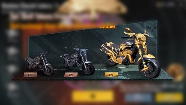 Skeleton chariot, skin kendaraan mirip 'ghost rider' telah hadir di pubg mobile! Gamedaim