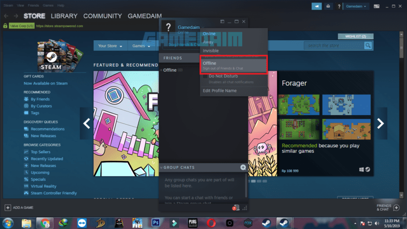 How to Hide Online Status on Steam Easily! - Game Zone