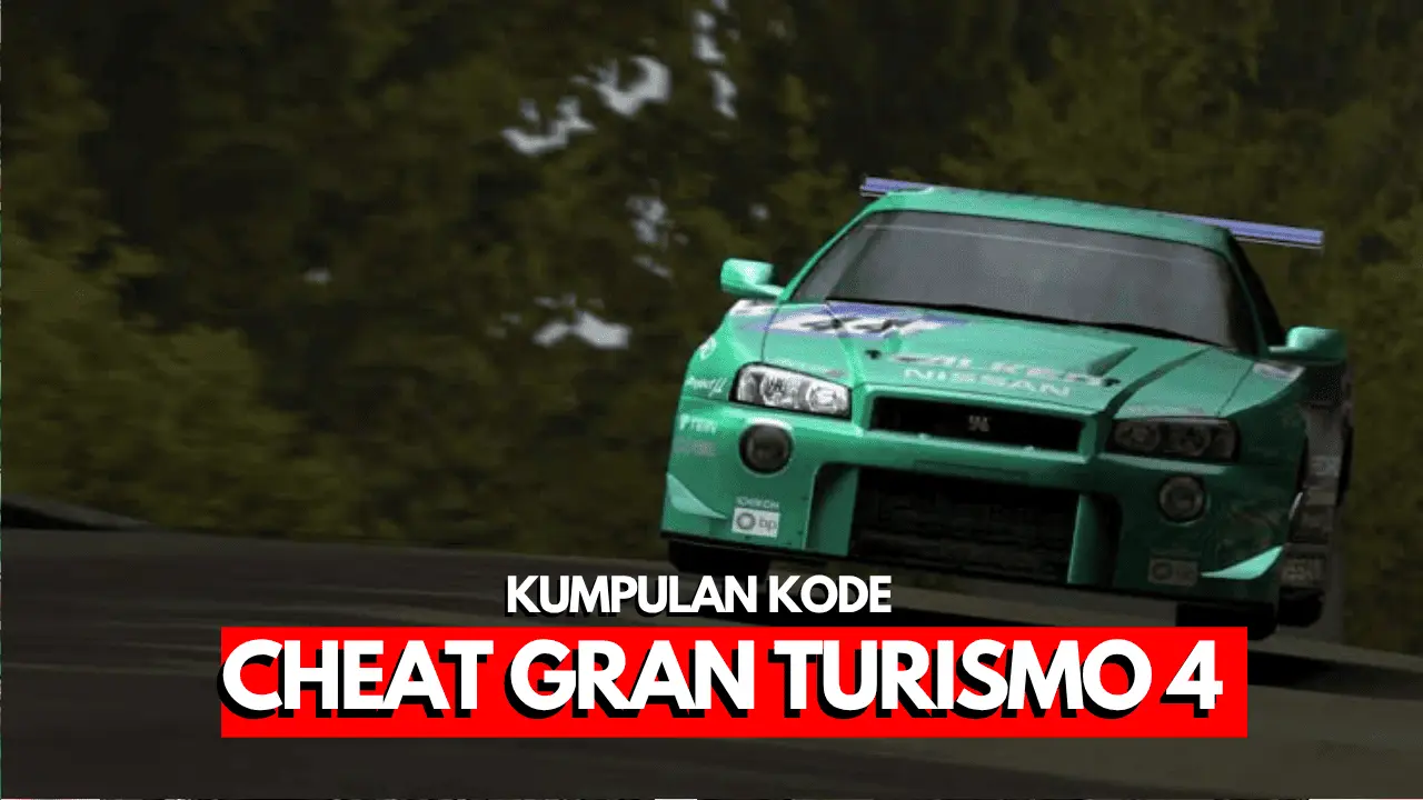 Kode Cheat Gran Turismo 4 PS2 Bahasa Indonesia! 1 Kode cheat untuk game Gran Turismo 4 di PS2 dalam bahasa Indonesia