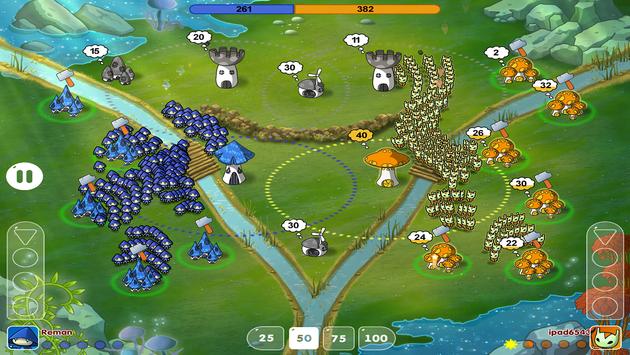 Mushroom Wars: Space! - Game Strategi Offline Android