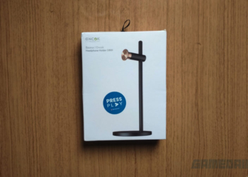 Baseus headphone stand holder front box