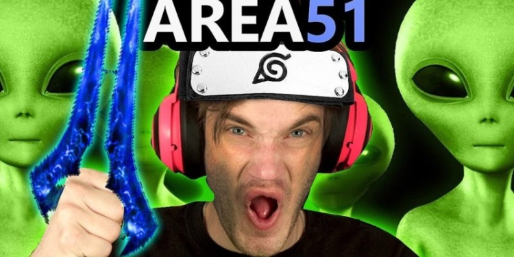 Bahas meme area 51, apakah pewdiepie akan ikut pergi kesana gamedaim