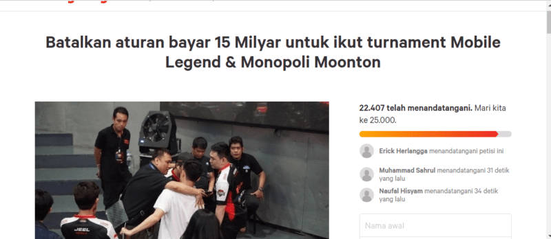 Bos Louvre Esports Bikin Petisi Tolak Slot MPL Season 4 Seharga 15 Miliar Ke Pemerintah Indonesia 