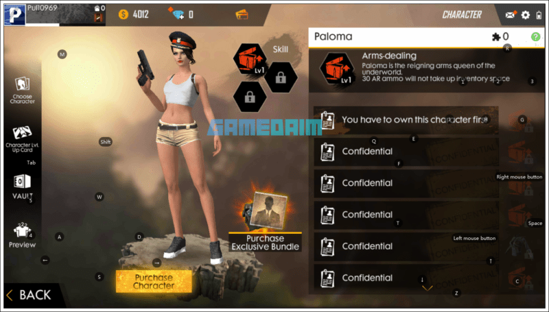 Inilah 4 karakter terbaik di free fire! Paloma