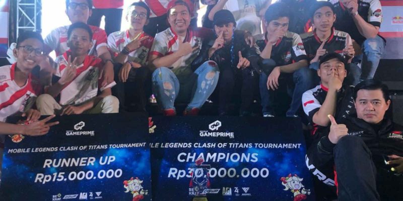 Kalahkan saints indo louvre esports berhasil juarai bekraf game prime 2019