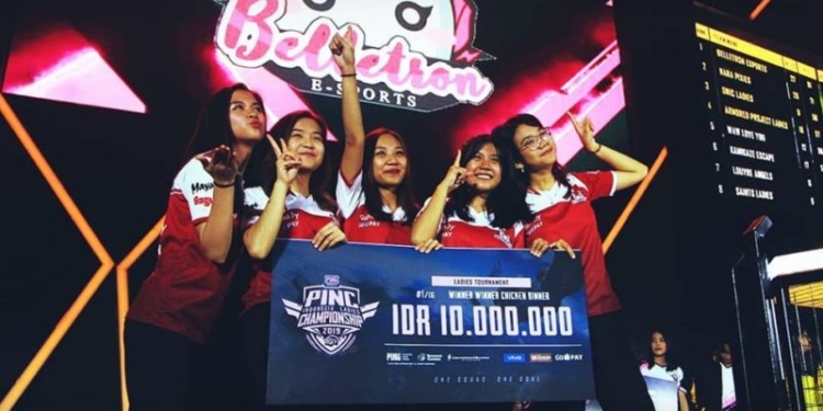 Mendominasi, belletron esports juarai pinc ladies 2019! Gamedaim