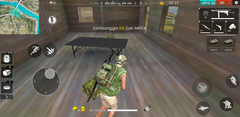 Inilah 5 item yang wajib digunakan saat main solo di free fire medkit